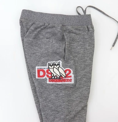 Dsquared x OVO Joggers Mens Size Small S Sweat Pants Dsquared2 Owl Patch Logo - Image 1 of 4