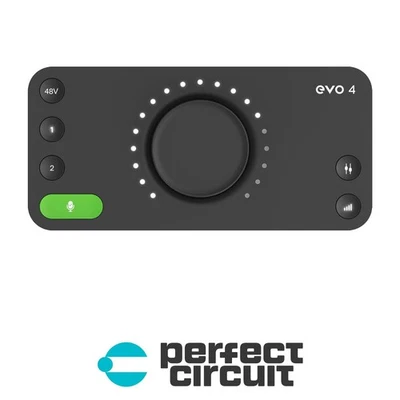 Audient EVO 4 2-In / 2-Out Compact USB AUDIO INTERFACE - NEW - PERFECT CIRCUIT - Image 1 of 3