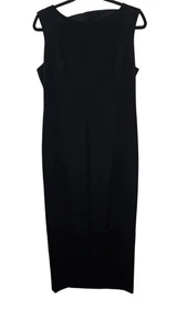 Daymor Petite schwarz ärmellos launisch Gothic Abendkleid Brautmutter Perlen T - Bild 1 von 7