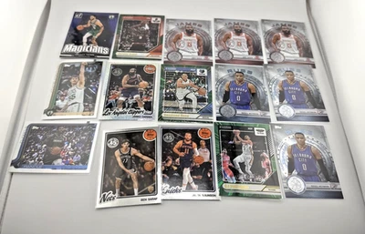Lote de 15 tarjetas 2025-26 Topps NBA - BRUNSON/HARDEN/Saraf surtidas inserciones paralelas Foto 1 de 3