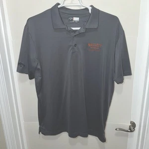 Callaway Men's Polo Golf Shirt Grey Opti-Dri Performance BULLEIT Bourbon - Picture 1 of 7