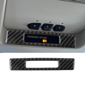 Carbon Fiber Reading Light Display Trim Cover For Silverado For Sierra 2007-13 - Picture 1 of 4
