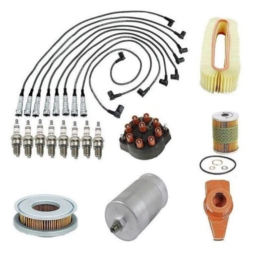 Juego de cables bujías de rotor tapa filtros afinación para Mercedes R107 380SL V8 81-85 Foto 1 de 1