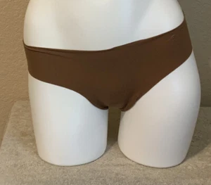 TANGA PANTY VICTORIA'S SECRET ROSA SIN SHOW Marrón Talla L "NUEVA" - Imagen 1 de 9