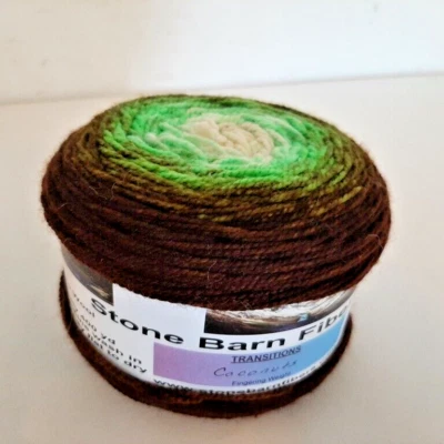 Stone Barn Fibers 100% Merino Wool Superwash, 400 yds, "Coconuts" Fingering Yarn - Image 1 of 4