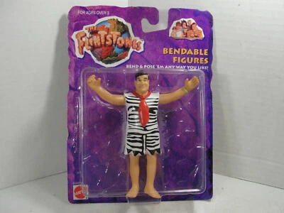 Mattel The Flintstones Movie "Fred"  Bendable Figure 1993 New Pkg. - Image 1 of 2