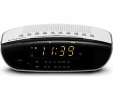 White Analogue Alarm Clocks & Clock Radios