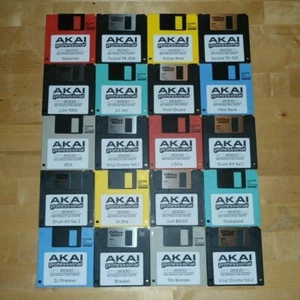 Akai MPC 2000XL x20 Disquetes Kit de Batería Sonidos Muestras Disquetes Disquete - Imagen 1 de 6