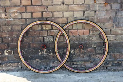 Kit ruote Mavic R-SYS red carbonio bici da corsa vintage Wheels Ksyrium - Immagine 1 di 4