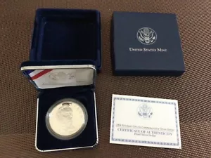 2009 Abraham Lincoln Commemorative PROOF Silver Dollar Coin (includes Box & COA) - Picture 1 of 10