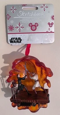 Nuevo con etiquetas Adorno Star Wars: La Venganza de los Sith Anakin Skywalker y Obi-Wan Kenobi Foto 1 de 4