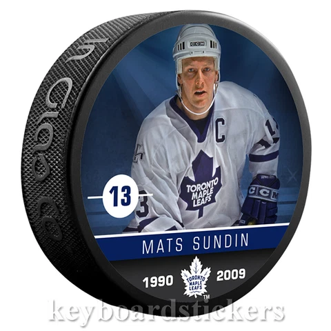 Mats Sundin Toronto Maple Leafs NHL Alumni Souvenir Collector Hockey Puck Cover