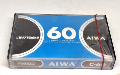 AIWA C-60 Blank Audio Cassette Tape ( Sealed) NEW - Image 1 of 4