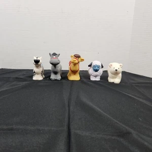 Mixed Lot Of 5 Little People Animals Camel Horse Zebra Polar Bear Sheep  - Picture 1 of 22