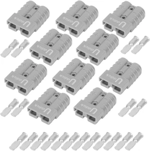 10 Stück 50 Amp Batterie Schnelltrennstecker, 6 AWG Batteriekabel Stecker,  - Bild 1 von 11