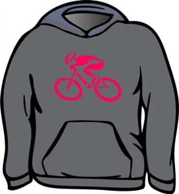 GIZMO G-Man Bicycle Hoodie Sweatshirt - Heavyweight - 5 Colors - Image 1 of 4