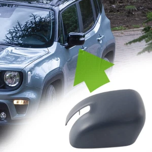 Left Side Rearview Mirror Cap Cover Trim For 2016~2021 2022 Jeep Renegade Primer - Picture 1 of 9