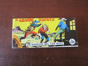 UN RAGAZZO NEL FAR WEST RACCOLTINA STRISCIA 69 ZAPATA ARALDO 1966 CON DIFETTO !! - Imagen 1 de 5