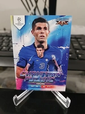Christian Pulisic 2020-21 Topps Match Attax Fire UEFA /250 (TYSON BECK) CHELSEA - Image 1 of 2