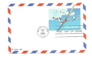 UXC20 28c Soaring, Uncacheted FDC - Picture 1 of 1