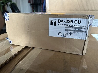 TOA BA-235 CU 35W Power Amplifier AND MB-25B-BK - Image 1 of 4