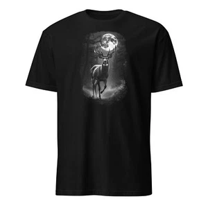 Deer In The Moonlight Short-Sleeve Unisex T-Shirt - Picture 1 of 13