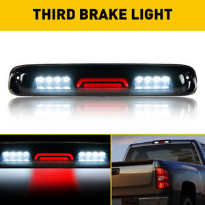 For 99-07 Silverado/GMC Sierra Smoked LED 3rd Tail Brake Light Replacement