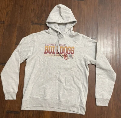 PORT & COMPANY Masculino Summer Creek Bulldogs H.S. Moletom com capuz tamanho. Grande NOVO - Imagem 1 de 2