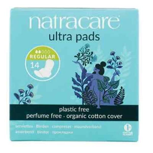 Natracare Ultra Pads - Regular 14 Ct - Picture 1 of 2