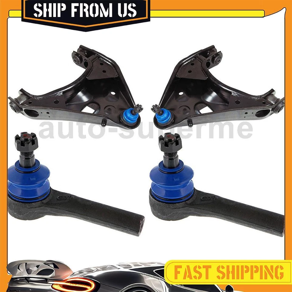 Brazo de control completo delantero exterior e inferior 4 piezas para Ford Explorer 1998-2001 4,0 L Foto 1 de 4