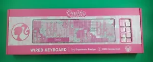 Tastiera cablata Barbie - Culturefly, Connessione USB, Design ergonomico/rosa - Foto 1 di 4