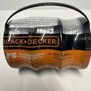 3 spools Black + Decker AFS 30ft AF-100-3ZP String Automatic Feed - Picture 1 of 5