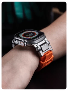 Bracelet de montre personnalisé Space Explorer pour Apple Watch Ultra 1 et 2 / S10 - Photo 1 sur 6