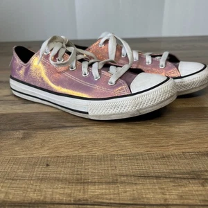 Converse CTAS OX Pink Glitter US 6 - Imagen 1 de 19