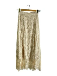 Fray I.D Long Mermaid Skirt Ivory Nylon Size 0 NW90 Used - Picture 1 of 6