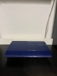 PlayStation 3 PS3 Super Slim Azurite Blue CECH-4201B 250GB Works Console System - Bild 1 von 4
