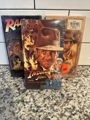 Indiana Jones Trilogy VHS Lot of 3 Video Tapes Factory Sealed - Image 1 of 4