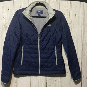 Lauren James Ellison Nano Jacket Sailor Navy Size M Quilted Preppy Womens - Picture 1 of 17