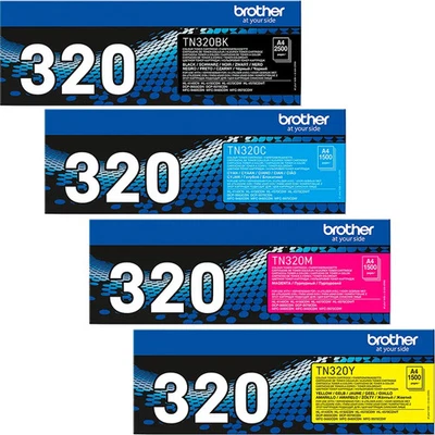 Brother TN-320VAL / TN-320CMYK Toner Sparset schwarz, cyan, magenta, gelb (4 Stü - Bild 1 von 4