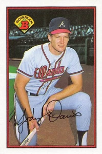Jody Davis 1989 Bowman 270  Atlanta Braves  Baseball Card - Picture 1 of 2