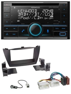 Kenwood CD 2DIN DAB USB MP3 Bluetooth Autoradio für Hyundai Tucson 2010-2015 - Bild 1 von 8