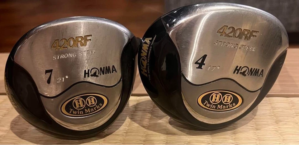 HONMA GOLF Twin Marks MG420RF Fairway Wood 2pcs Set Flex-S 2S TK-353 With H/C - Image 1 of 4
