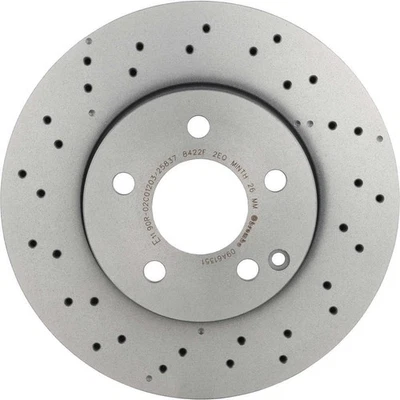 Rotor de freno de disco compatible con Mercedes-Benz C300 C250 2008-2015 Brembo Norteamérica Foto 1 de 4