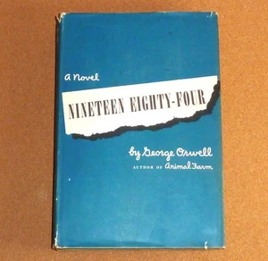 1984  GEORGE ORWELL  NINETEEN EIGHTY-FOUR  Book Club Edition 1949 HCDJ - Picture 1 of 23