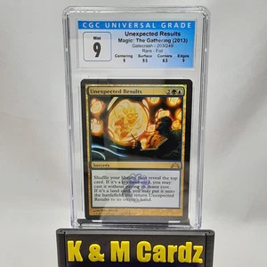 MTG - Gatecrash - Unexpected Results - Foil - Graded - CGC 9 - Picture 1 of 9