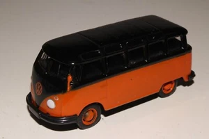 GREENLIGHT VOLKSWAGEN VW SAMBA VAN / BUS, ORANGE & BLACK, 1:64, EXCELLENT, LOT B - Picture 1 of 4