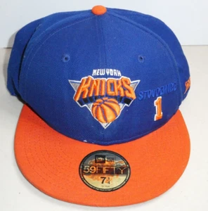 New York Knicks Stoudemire #1 New Era 59 Fifty 7 1/4 Hat cap NBA - Picture 1 of 6