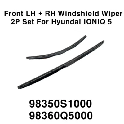 NEW OEM Windshield Wiper Blade Front Left + Right 2pcs for Hyundai IONIQ 5 2022+ - Image 1 of 4