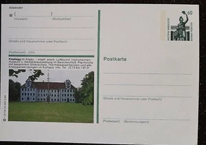 (GER-843) ALEMANIA 1989 POSTAL Kisslegg im Allgäu Instrumentos-museo - Imagen 1 de 1
