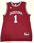 Indiana University Hoosiers Adidas Basketball Jersey Adult #1 XL Athletic Men